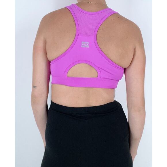 FILA Running Magenta Athletic Sports Bra Size Small - Picture 3 of 3